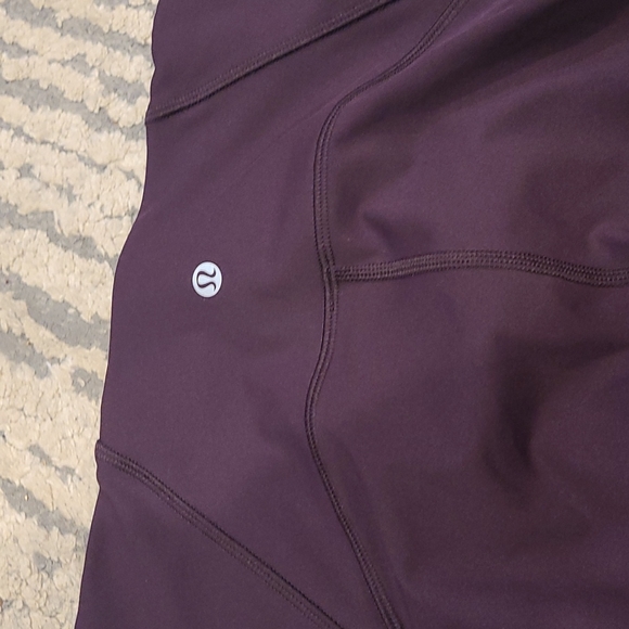Lululemon Train Times Crop (17") Garnet - Picture 11 of 12